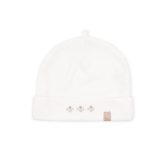 BAMBOOM Cappellino neonato Bees - 615 - PANNA 02