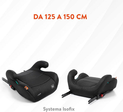 BABYAUTO Seggiolino Auto Nauna I-Size 125-150 - Black Line