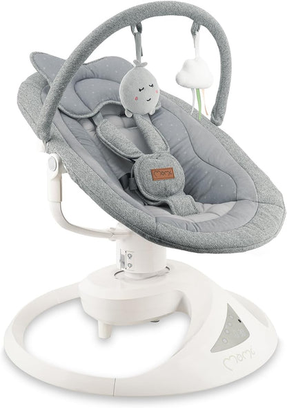 MOMI altalena PEARL baby swing - colore grey