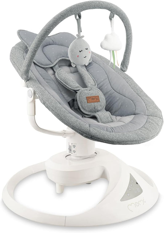 MOMI altalena PEARL baby swing - colore grey