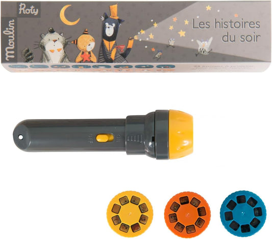 Moulin Roty - Storie della Buonanotte -  Lampada proietta storie