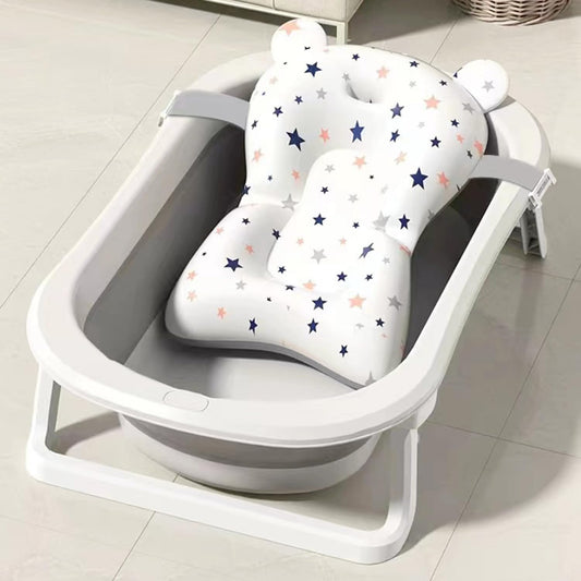 Aziamor vaschetta per bambini richiudibile con termometro, riduttore e doccino - colori assortiti