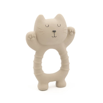 BAMBOOM - Gatto in Gomma Naturale per la dentizione - 624 - SAND 10