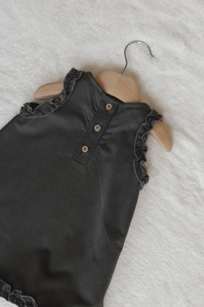 BAMBOOM Vestito a grembiule - 683 - Antracite 311
