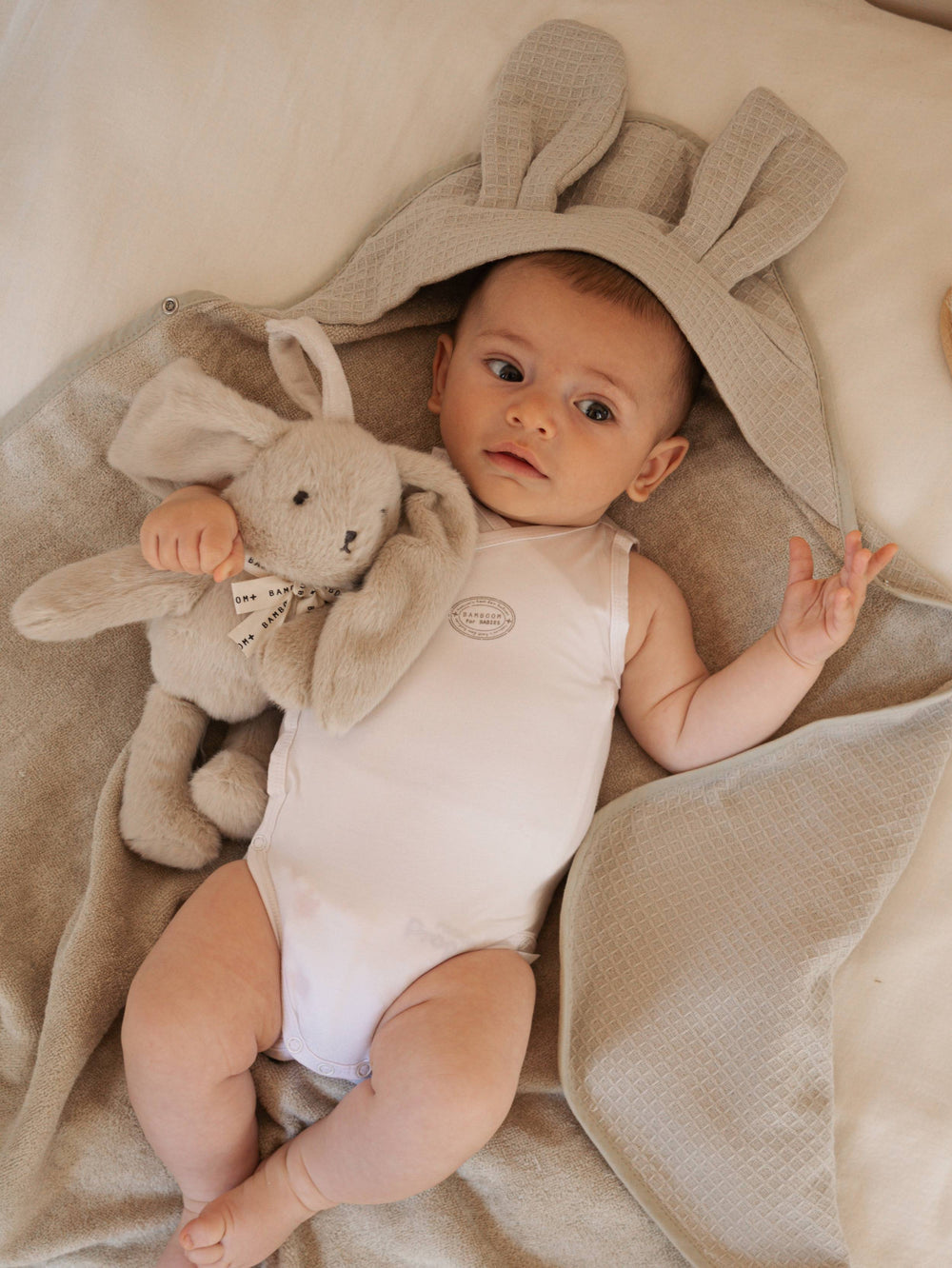 BAMBOOM Carillon peluche coniglietto 787 - WARM GREY 34