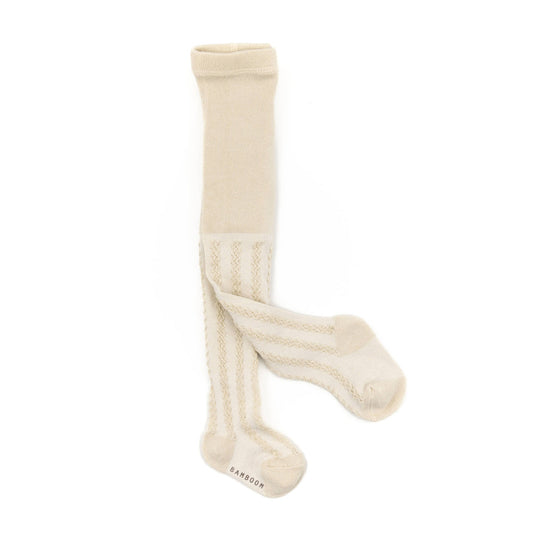 BAMBOOM Calza maglia traforata - 796 - PANNA 02