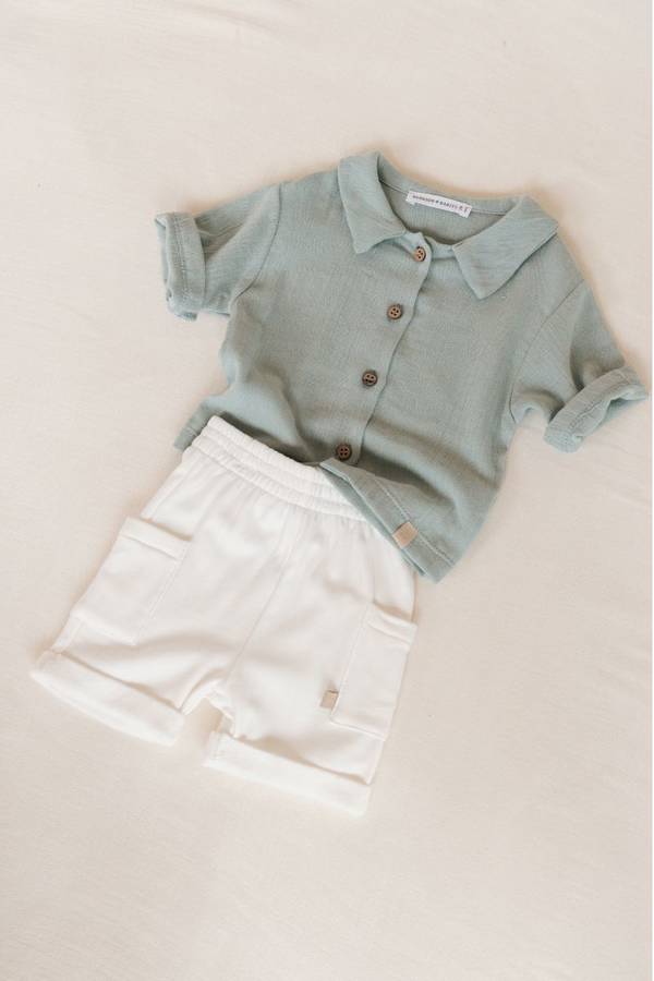 BAMBOOM Pants Bermuda - 811 - OFFWHITE 111