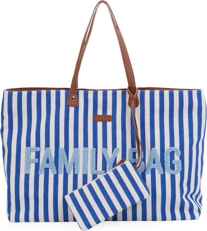 Childhome borsa Family Bag - Righe blu