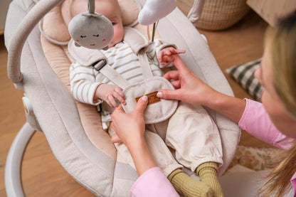 MOMI altalena PEARL baby swing - colore grey
