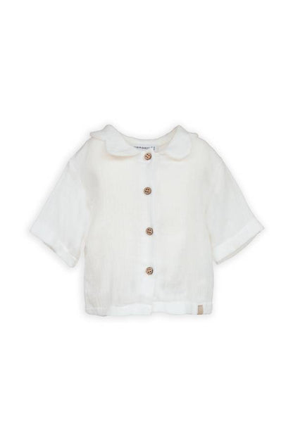 BAMBOOM Camicia collo a fiore - 822 - OFFWHITE 111