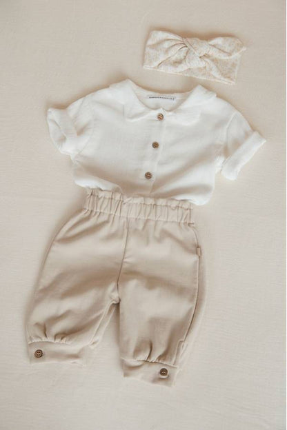BAMBOOM Camicia collo a fiore - 822 - OFFWHITE 111