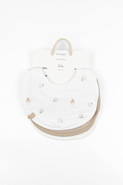 Bamboom Set Bavaglini 3 pezzi - Bibsset - FISHES 242