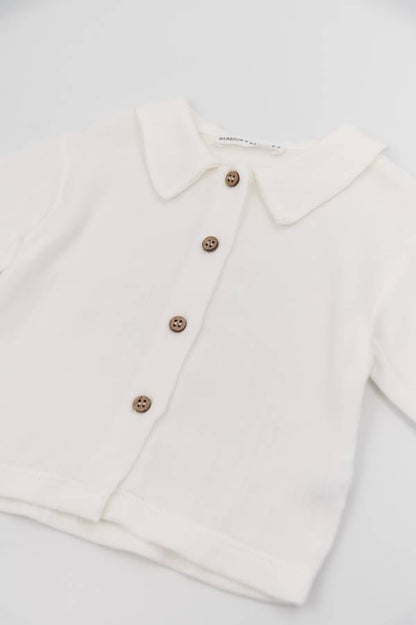 BAMBOOM Camicia maniche corte - 883 - OFFWHITE 111