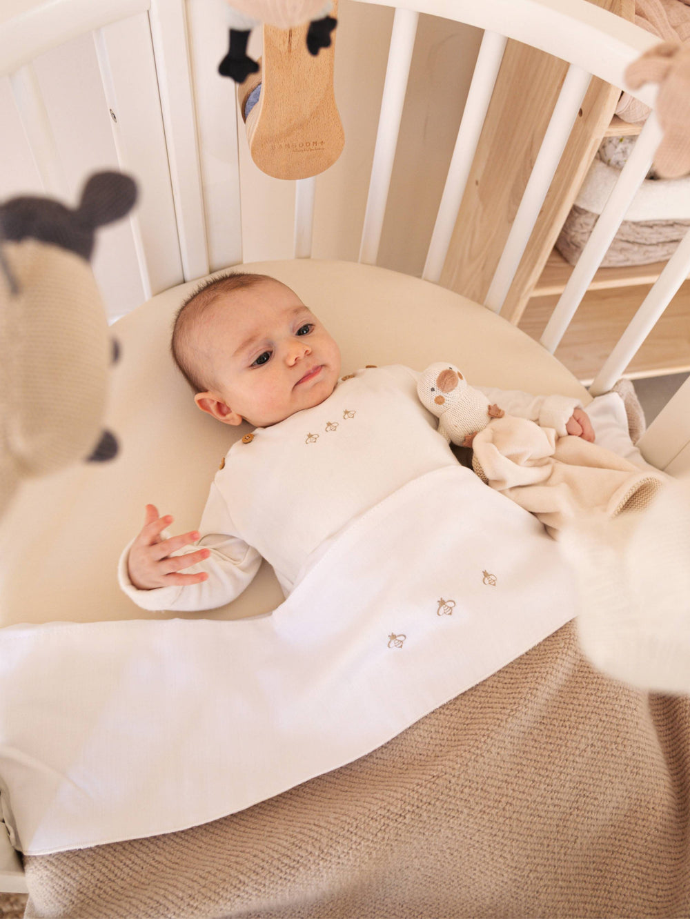 BAMBOOM Tutina neonato Bees - 892 - PANNA 02