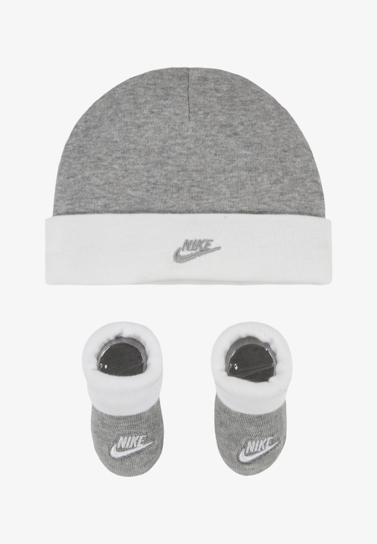 NIKE Set regalo Cappellino e scarpine / babbucce - grey - 0-6m