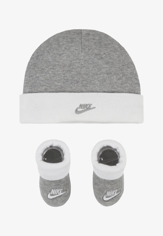 NIKE Set regalo Cappellino e scarpine / babbucce - grey - 0-6m