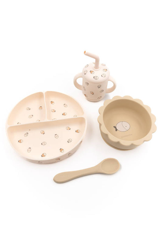 Bamboom Dinner set - Set pappa - 904 - FISHES 242