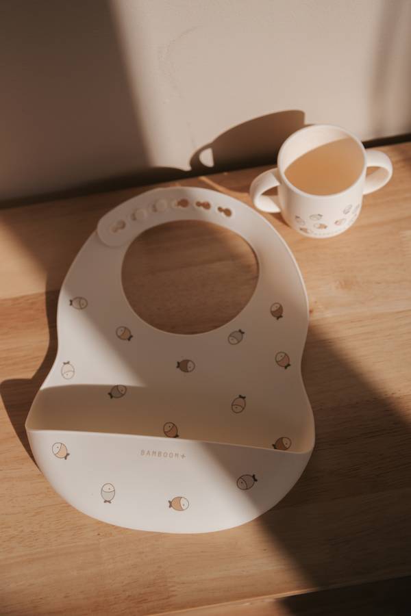 Bamboom Bavaglino in silicone e tazza - 905 - FISHES 242
