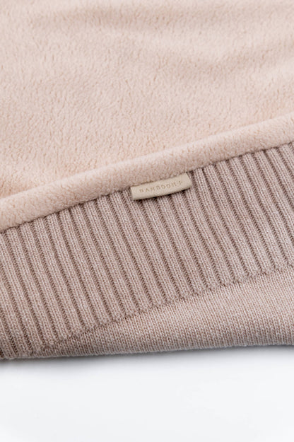 BAMBOOM Copertina 4 stagioni con Cashmere e lato teddy - VINTAGE PINK 341 - AI