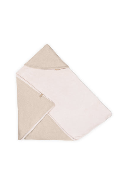 BAMBOOM Copertina Wrap 4 stagioni con Cashmere e lato teddy - STONE SAND 505