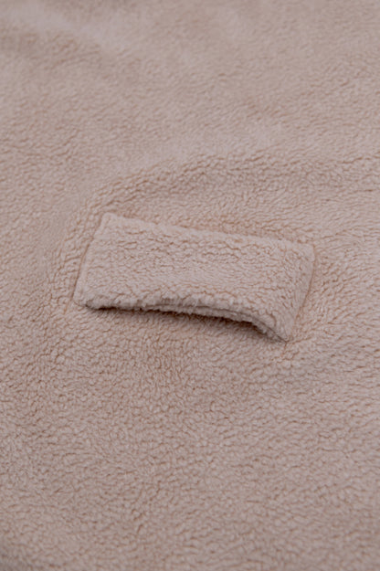 BAMBOOM Copertina Wrap 4 stagioni con Cashmere e lato teddy - VINTAGE PINK 341