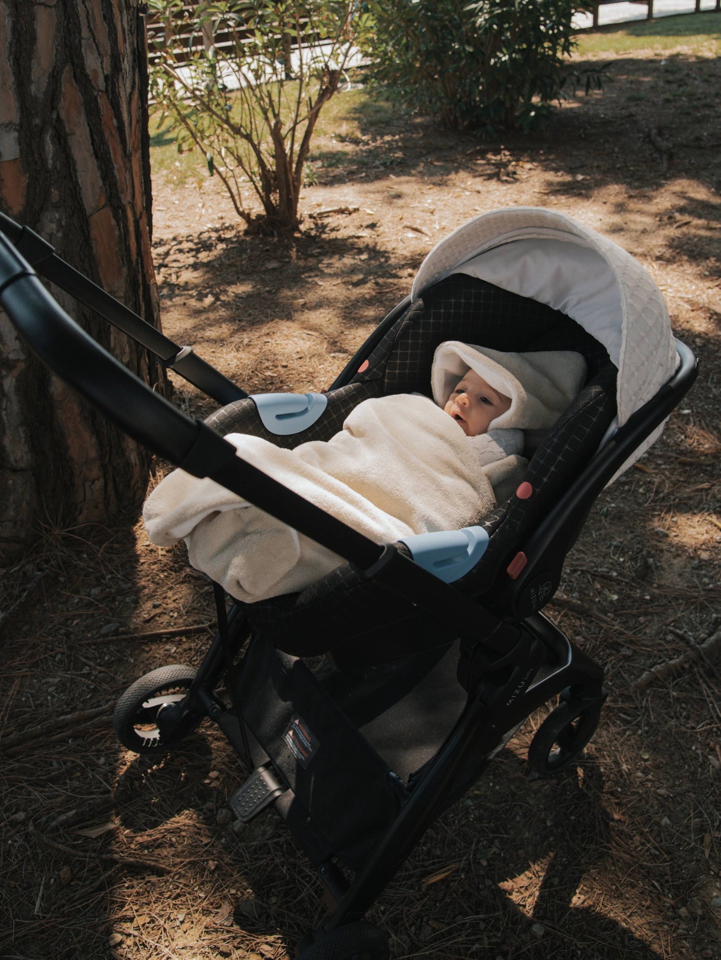 BAMBOOM Copertina Wrap con cappuccio - SAND 10