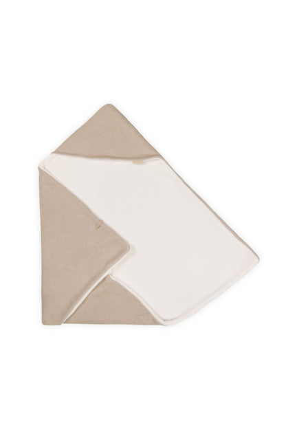 BAMBOOM Copertina Wrap con cappuccio brushed - MELANGE SAND 181