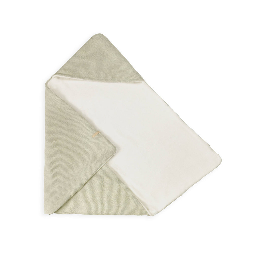 BAMBOOM Copertina Wrap con cappuccio brushed - SAGE OLIVE 410 - AI
