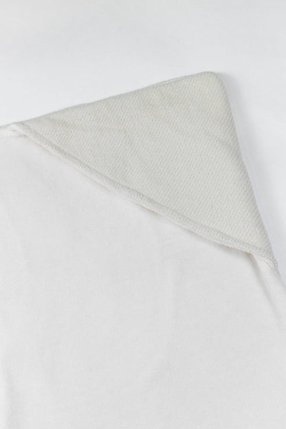 BAMBOOM Copertina Wrap con cappuccio brushed - BIRCH GREY 516 - AI