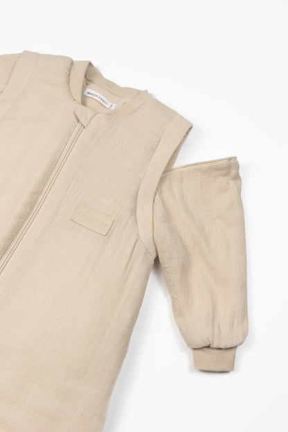 BAMBOOM Sacco nanna neonato Combi 18-36M- TOG 2.2 con maniche e piedini - Sand 10