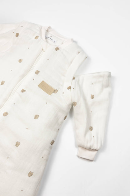 BAMBOOM Sacco nanna neonato Mini 6-18M 963 - TOG 2.2 con maniche e piedini - PRINT SQUIRREL 344