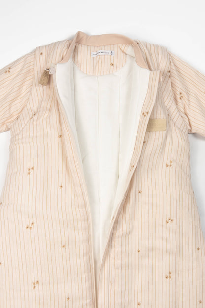 BAMBOOM Sacco nanna neonato Mini 6-18M 963 - TOG 2.2 con maniche e piedini - FLOWERS STRIPE 533