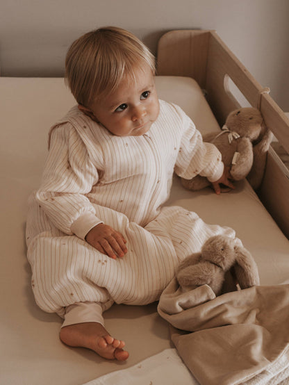 BAMBOOM Sacco nanna neonato Mini 6-18M 963 - TOG 2.2 con maniche e piedini - FLOWERS STRIPE 533