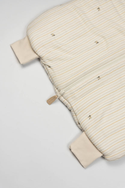 BAMBOOM Sacco nanna neonato Combi 18-36M- TOG 2.2 con maniche e piedini - Farm Stripe 532 - AI