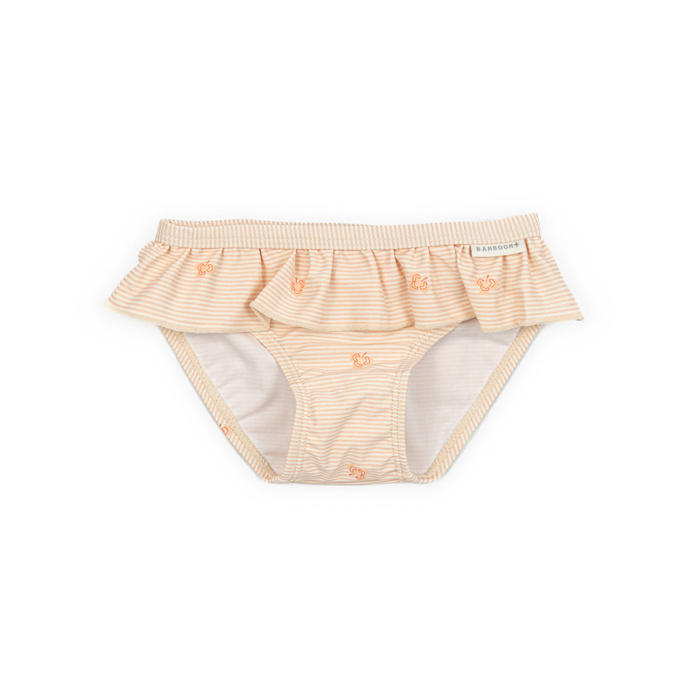 Bamboom Costume da Bagno UV50+ - Bimba - 975 - STRIPE AND LEAVES 433