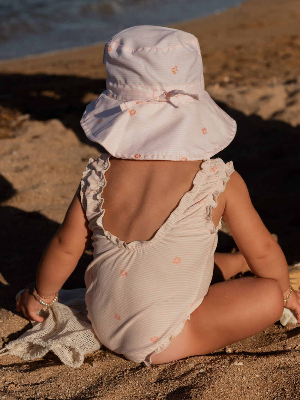 Bamboom Costume intero Tutina da mare bimba - 977 - STRIPE AND LEAVES 433