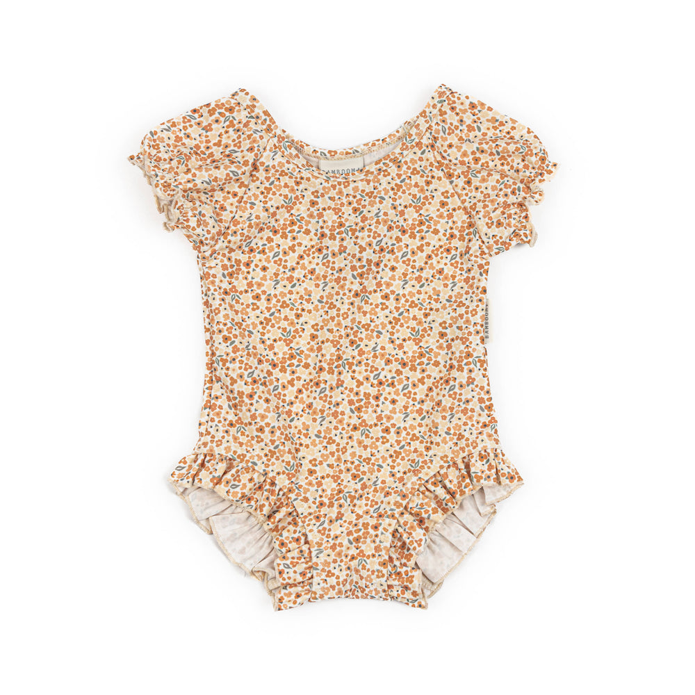 Bamboom Costume da bagno con spalle coperte 978 - ROSY GARDEN 432