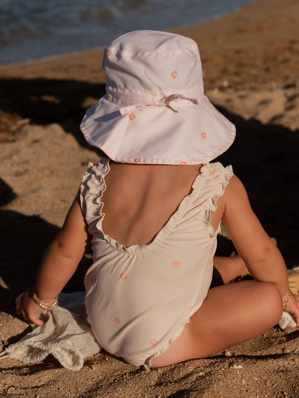 Bamboom Cappellino da mare UV50+ - 983 - STRIPE AND LEAVES 433