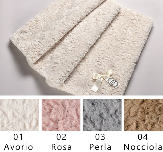LiuJo Copertina PERSIA FIOCCO culla carrozzina Liu Jo 90x75cm - BL596B - colore Nocciola