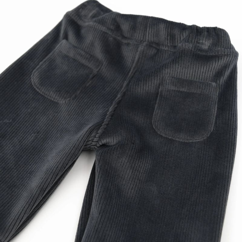 BAMBOOM Pantalone Pants curderoy ampio 1027 - Midnight blu 343