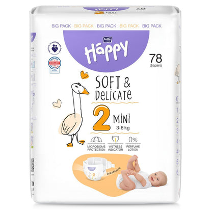 HAPPY - Pannolini tg.2 - DOUBLE PACK (2x78)
