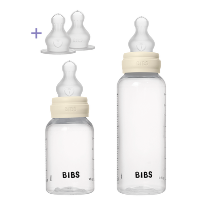 Bibs Coppia Biberon Set 150 ml / 270ml Ivory