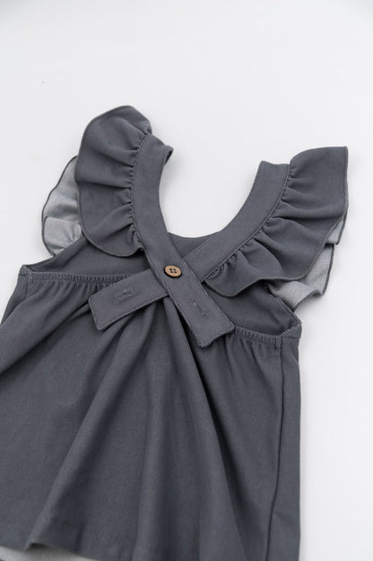 BAMBOOM Vestito Salopette - 889 - BLU 07