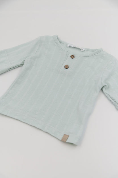 BAMBOOM T-shirt a maniche corte apertura polo - 847 - BLU BLUSH 125