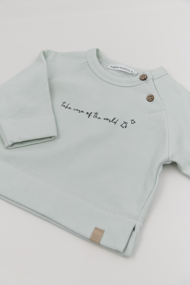 BAMBOOM Maglia 'Take care' - 854 - BLU BLUSH 125