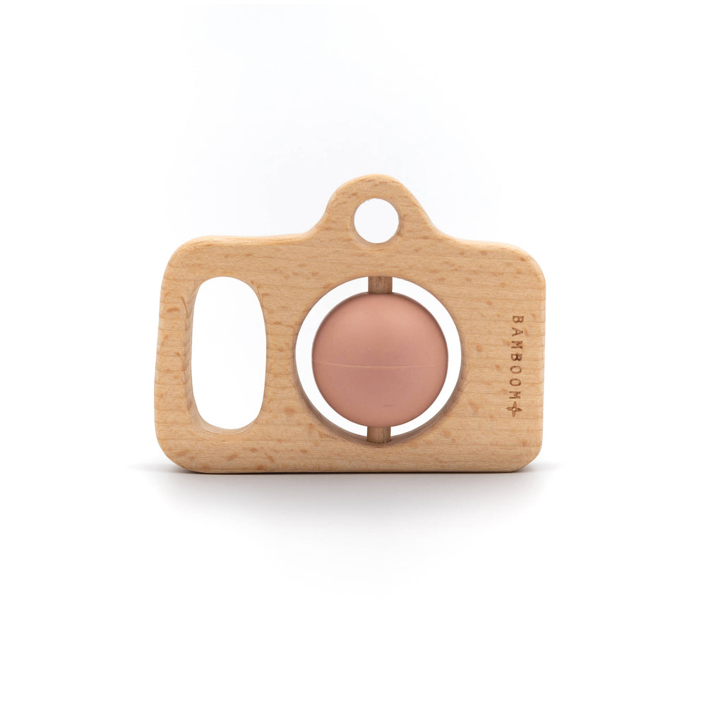 BAMBOOM - Fotocamera in Legno e Silicone - ROSA