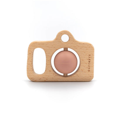 BAMBOOM - Fotocamera in Legno e Silicone - ROSA