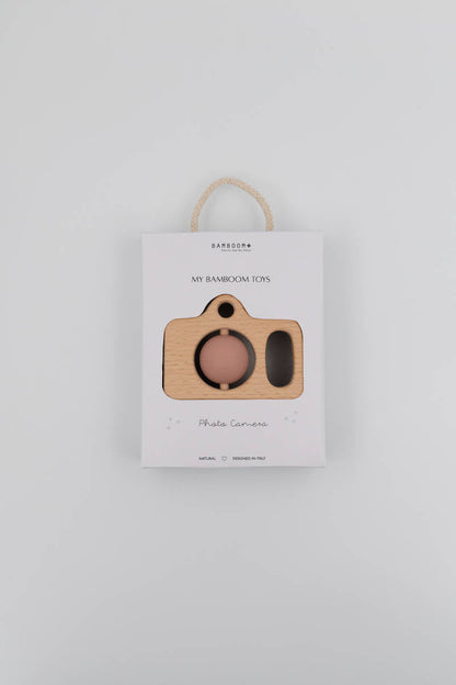 BAMBOOM - Fotocamera in Legno e Silicone - ROSA