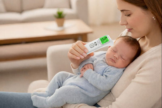 Mizu Baby - SAKURA Family - Termometro auricolare e frontale con selezione dell'età