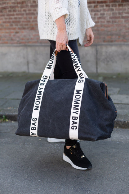 Childhome Mommy Bag - SIGNATURE TELA NERA